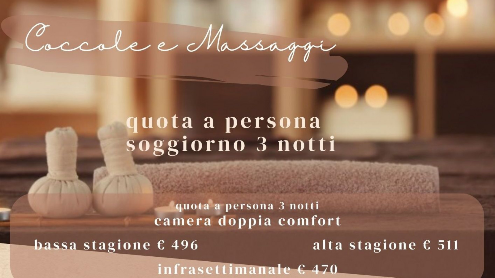 2025 hotel 2 mari coccole e massaggi 3 notti IN35