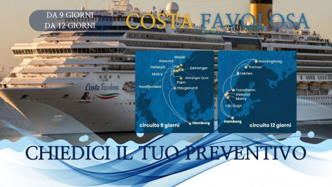 2026 costa favolosa mare del nord IN35
